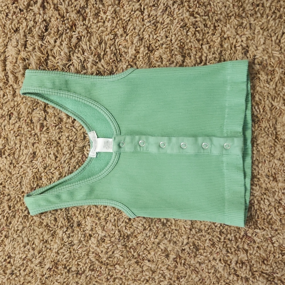 Green Tilly's tank top size xs